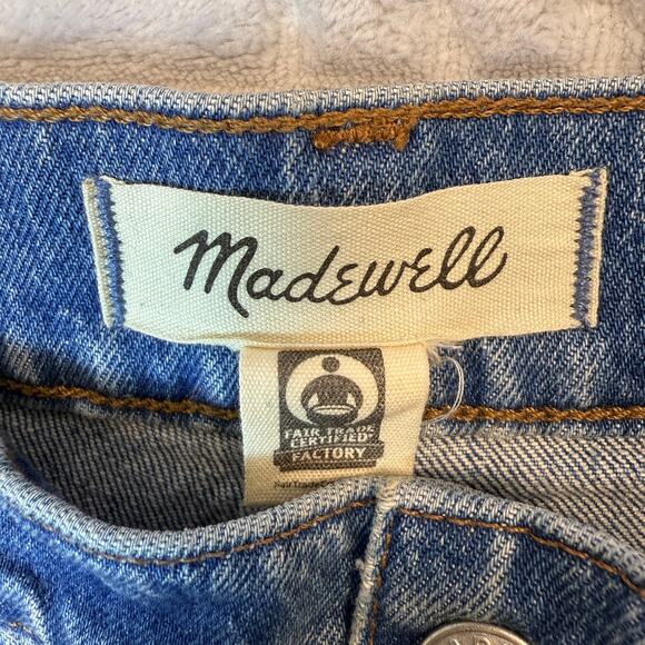 Womens Madewell The Perfect Vintage Wide Leg Jeans Size 29  Blue  Zip Fly - Picture 7 of 9